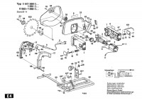 Bosch 0 600 552 042 Circular hand saw 240 V / GB Spare Parts